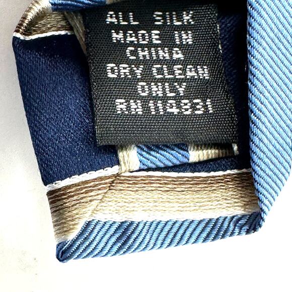 Pronto Uomo Diagonal Striped Silk Tie - Picture 4 of 5